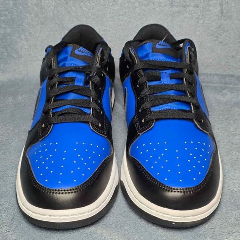 Nike Dunk Low Retro Hyper Royal Black White Mens Size 12 - Picture 5 of 8